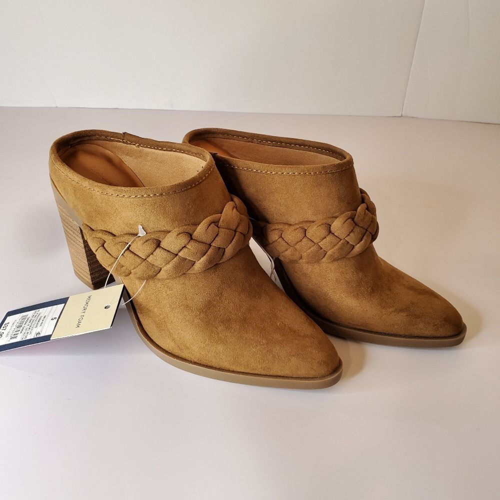 Universal Threads Braided Clog Booties size 5